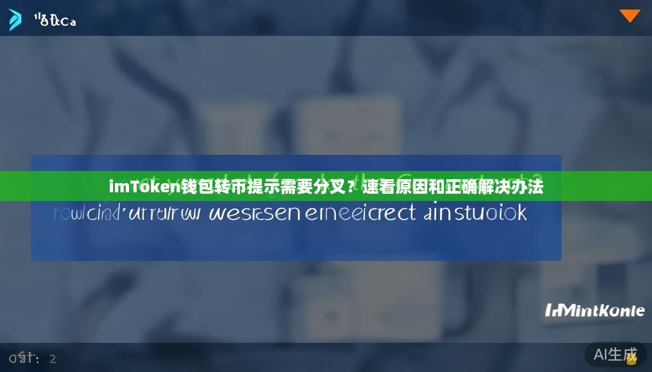 imToken钱包转币提示需要分叉？速看原因和正确解决办法